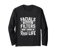 Tratamientos faciales porque los filtros no funcionan Esteticista para el cuidado de la piel Manga Larga