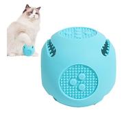 Tratar la bola dispensadora, la pelota de alimentación de perros,Puppy interactivo Trata de alimentación lenta del juguete - Rompecabezas portátiles que dispensan comida, colorido para perros para mor