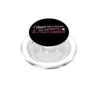 Traté de ahogar a mis Demonios Pero Les gustó Divertido Travieso PopSockets PopGrip para MagSafe