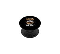 Traté de Tener Paciencia Pero Dios Dijo Que esperaran Humor Cristiano PopSockets PopGrip Adhesivo