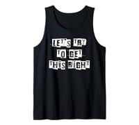 Tratemos de Hacer Esto Bien Camiseta sin Mangas