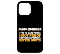 Trato de Hacer Que Las Cosas Sean a Prueba de Idiotas Sonido de Ingeniero de Audio Carcasa para iPhone 13 Pro MAX