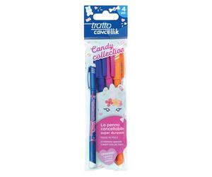 Tratto Cancellik 4 Pcs + Goma De Corazón