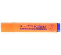 Tratto Video 830203 - Pack de 12 marcadores fluorescente, color naranja