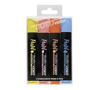 Tratto Video Pastel Rotulador Fluorescente Blíster 4 Unidades