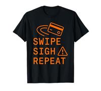 Trauma Humor Cajero Servicio Sarcástico Burnout Regalo Camiseta
