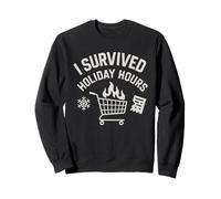 Trauma Humor Cajero Servicio Sarcástico Burnout Regalo Sudadera