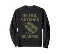 Trauma Humor Cajero Servicio Sarcástico Burnout Regalo Sudadera