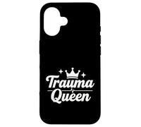 Trauma Queen Nurse Life, Divertido diseño de Guion médico Carcasa para iPhone 16