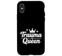 Trauma Queen Nurse Life, Divertido diseño de Guion médico Carcasa para iPhone X/XS