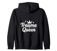 Trauma Queen Nurse Life, Divertido diseño de Guion médico Sudadera con Capucha