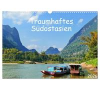 Traumhaftes Südostasien (Wandkalender 2026 DIN A3 quer), CALVENDO Monatskalender: Eine Bilderreise durch eine traumhafte Landschaft in Thailand, Laos und Kambodscha.