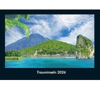 Trauminseln 2026 Fotokalender DIN A4: Monatskalender mit Bild-Motiven aus Fauna und Flora, Natur, Blumen und Pflanzen