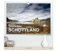 Traumkulisse Schottland (hochwertiger Premium Wandkalender 2026 DIN A2 quer), Kunstdruck in Hochglanz: Vorhang auf für eine grüne Traumkulisse