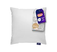 Traumnacht Almohada Feather-Flex de 3 Cámaras con 40% Plumas y 60% Plumón, 80 x 80 cm, Certificado Öko-Tex, Fabricado según Estándares Alemanes de Calidad