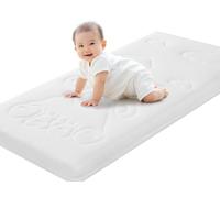 Traumnacht Baby/Junior Duo Premium Colchón Infantil Air Active, Funda de Rizo Suave y Absorbente, 70 x 140 cm, Certificado Öko-Tex, Fabricado según Estándares Alemanes de Calidad