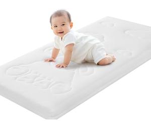 Traumnacht Baby/Junior Duo Premium Colchón Infantil Air Active, Funda de Rizo Suave y Absorbente, 70 x 140 cm, Certificado Öko-Tex, Fabricado según Estándares Alemanes de Calidad