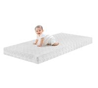 Traumnacht BT Kiddy Colchón Infantil Pure, 80 x 160 cm, Probado según Öko-Tex Standard 100, Funda Amigable con la Piel, Desmontable y Lavable, Fabricado según Estándares Alemanes de Calidad