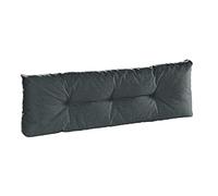 Traumnacht Cojín para palés de Exterior Relleno con Varillas de Espuma, cojín para palés, tapizado para palés, sofá de palé, Parte Posterior, Antracita