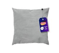 Traumnacht Cojín XXL para Sofá 90 x 90 cm con Funda de Pana + 2 Cojines Decorativos 45 x 45 cm de Regalo, Certificado Öko-Tex, Fabricado según Estándares Alemanes de Calidad