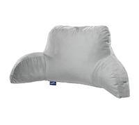 Traumnacht Cozy - Cojín para Cama, cojín de Lectura, cojín de Espalda, Color Gris Claro, Funda extraíble y Lavable de microfelpa Agradable al Tacto, Fabricado según el estándar de Calidad alemán