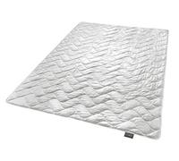 Traumnacht Exclusiv Edredón, 100% seda (seda cruda), para el verano, Blanco, 155 x 220 cm