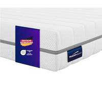 Traumnacht Exklusiv Colchón de Muelles Ensacados 7 Zonas con 1000 Muelles, Stiftung Warentest Bueno 10/2023, Altura 23 cm, Öko-Tex, Firmeza H4, 100 x 220 cm