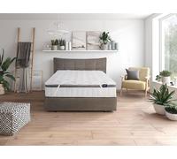 Traumnacht Komfort Protector de colchón de microfibra para colchones de hasta 30 cm, con certificación Öko-Tex, con 4 elásticos en las esquinas de 150 x 200 cm, apto para somieres y camas de agua