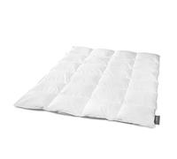 Traumnacht Basis Edredón, 90% de plumas, 10% primaveras, para el invierno, Blanco, 155 x 220 cm