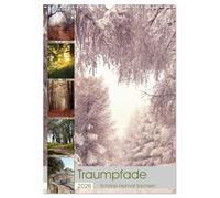 Traumpfade - Schöne Heimat Sachsen (Wandkalender 2026 DIN A3 hoch), CALVENDO Monatskalender: Schöne Wege im unbekannten Sachsen