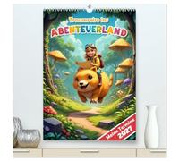 Traumreise ins Abenteuerland - Planer für Kinder (hochwertiger Premium Wandkalender 2027 DIN A2 hoch), Kunstdruck in Hochglanz: Faszinierender ... auf einzigartige Illustrationen trifft.