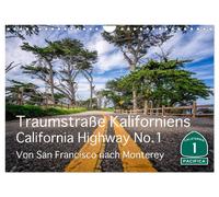 Traumstraße Kaliforniens - California Highway No.1 (Wandkalender 2027 DIN A4 que