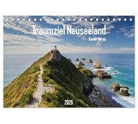 Traumziel Neuseeland 2026 (Tischkalender 2026 DIN A5 quer), CALVENDO Monatskalender: Das facettenreichste Land der Welt in 12 traumhaften Bildern.