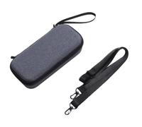 Traval - Funda de transporte para cámara DJI Osmo Pocket 4Pro, bolsa de almacenamiento estándar a prueba de golpes, funda protectora rígida de EVA con correa ajustable, Gris con correa para el hombro