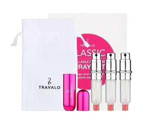 Travalo Classic atomizador rellenable de perfumes Hot Pink 3 x 5 ml set de regalo