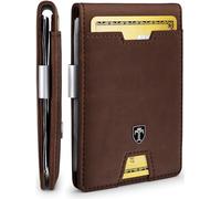 TRAVANDO Cartera con Pinza para Billetes Bogota Billetera Hombre Tarjetera, Monedero pequeño, Slim Bloqueo RFID Seguridad, Estuche, Masculino