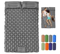 Travel Air Mattress, Waterproof Inflatable Camping Sleeping Pad, Inflatable 2 Person Sleeping Mat, Foldable Camp Sleeping Pad Travel Tent Gear for Hiking, Backpacking, Fishing (F)