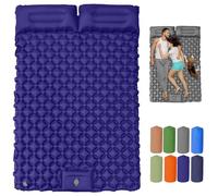 Travel Air Mattress, Waterproof Inflatable Camping Sleeping Pad, Inflatable 2 Person Sleeping Mat, Foldable Camp Sleeping Pad Travel Tent Gear for Hiking, Backpacking, Fishing (A)