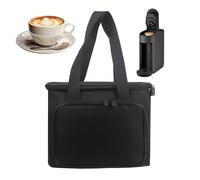 travel bag coffee maker, Multi Compartment Oxford, Carrier Organized Storage, Single Serve Brewer Carry Case with Protective Interior Layout, Appliance Organizer for Business Outdoor Camping Home Use