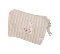 Travel Bag for Stroller, Multifunctional Large Capacity Zipper Storage Pouch, Cotton Ideal for Bottles, Wipes, Phone, Keys, and Cleaning Supplies, Convenient Stroller Organizer for Parents, 25x17x10cm