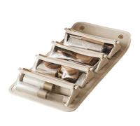 Travel Bag For Toiletries - Foldable Makeup Organizer with Removable Dividers | Waterproof Cosmetic Pouch Travel, Brushes, and Skincare | Portable Storage Solution For Women