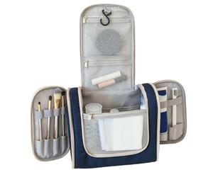 Travel Bag for Toiletries, Foldable Space Saving Cosmetic, Toiletry Bag | Diseño plegable para ahorrar espacio, bolsa de almacenamiento de cosméticos grande, organizador de baño portátil