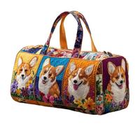 Travel Bag - Retro Cute Dog Purse | Carry on Overnight Duffel Bag | for Adults Men Women Daily Shopping Work Commuting Camping Beach Picnic Vacation