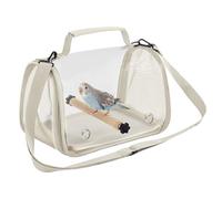 Travel Bird Cage - 10.04x7.48x7.09 Inches Lightweight Foldable Parrot Carrier for Indoor, Hamster with Easy Storage, Portable Pet Cage for Finch Cockatiel Macaw Parakeet and Outdoor Use