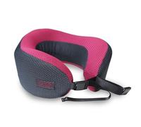 Travel Blue Dreamer Almohada de Viaje para Cuello - Cojín de Viaje - Almohada Viscoelastica, Ergonómica, Malla Transpirable, Funda Lavable, Compacta, Ligera Avión, Coche, Tren (Pink)