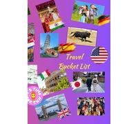 Travel Bucket List: Planned or spur of the moment my list of places to go. College ruled pages.