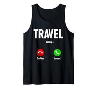Travel Calling | Adventure Vacation Tee Camiseta sin Mangas