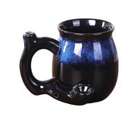 Travel Coffee Cup - 380ml Ceramic Coffee Mug With Handle, Microwave Safe Heat-Resistant Tea Cup For Home & Office, Aesthetic Latte & Hot Chocolate Mug Gift For Boyfriend, Girlfriend, Husband & Wife