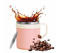 Travel Coffee Mug | Double-Walled Stainless Steel Drinkware, Travel Mug With Lid For Women, Men, Home Use, Kitchen Convenience, Office Desks, Bar Settings, Birthday, Christmas Surprises, Daily