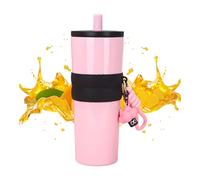 Travel Coffee Tumbler, 800ml 304 Stainless Steel Mug, Leakproof Portable Insulated Cup with Lid and Straw, Perfect for Weddings, Gym, Parties, Dating, Office, Outdoor, Travel, Daily Use